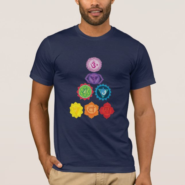 Camiseta de Siete Chakras (Anverso)