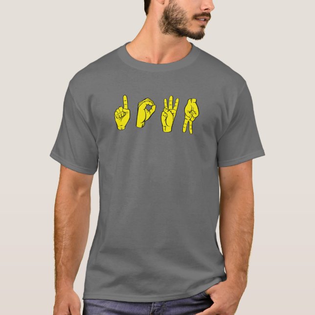 Camiseta de SignIOWA (Anverso)