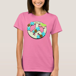 Camiseta de signo de paz