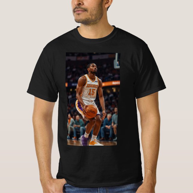 Camiseta de Silhouette, jugador de baloncesto de S (Anverso)