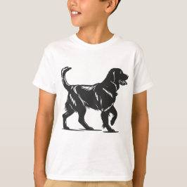 Camiseta de silueta clásica de perro