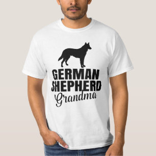 Camiseta de Silueta de Abuela Amante de Perros Pas