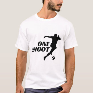 Camiseta de Silueta de Fútbol One Shoot