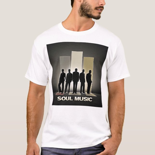 Camiseta de silueta de Soul Music (Anverso)