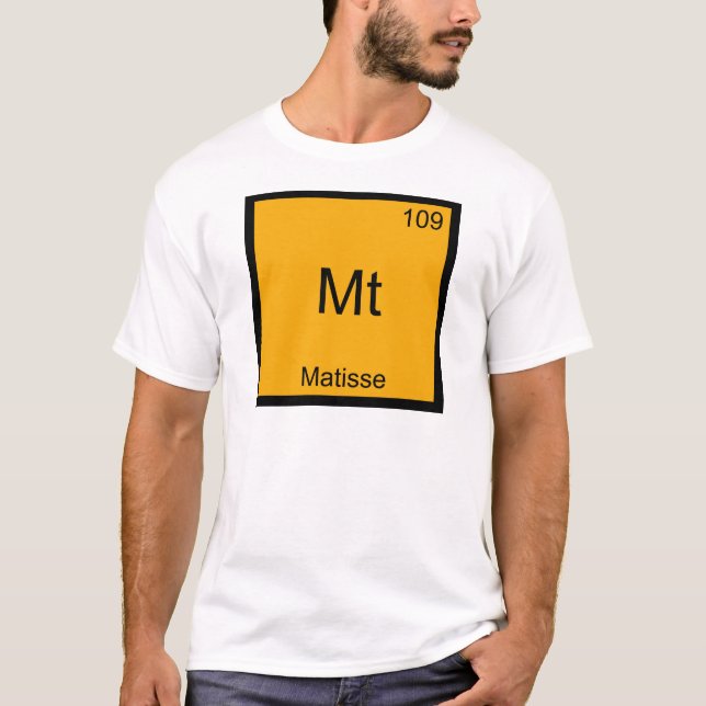 Camiseta de símbolo de elemento de química diverti (Anverso)