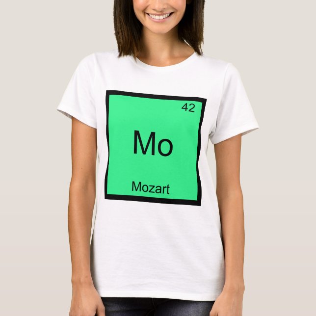 Camiseta de símbolo de elemento de química diverti (Anverso)