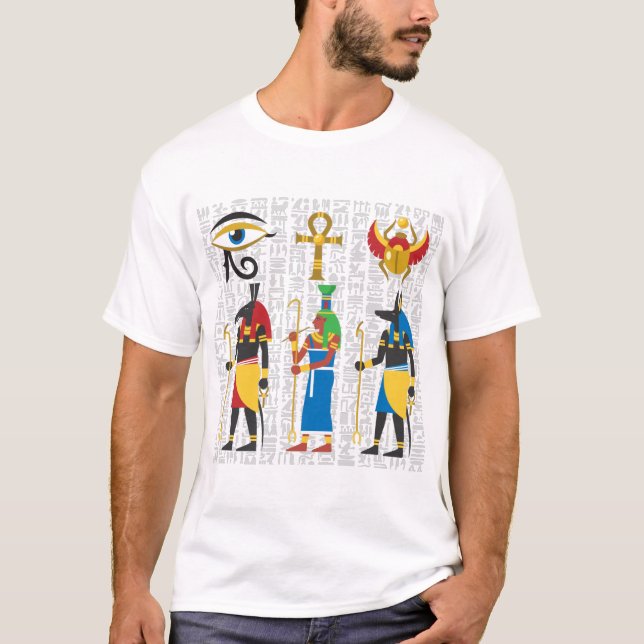 Camiseta de símbolos egipcios (Anverso)