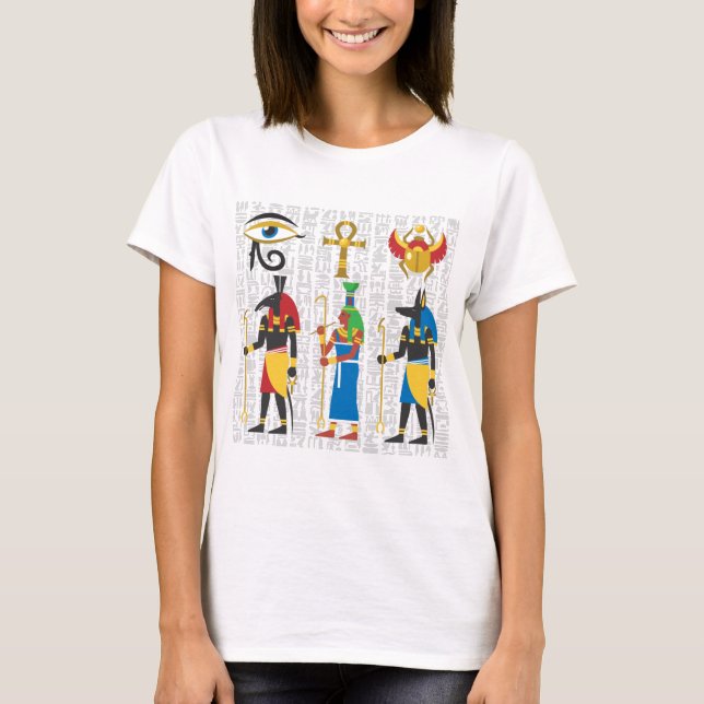 Camiseta de símbolos egipcios (Anverso)