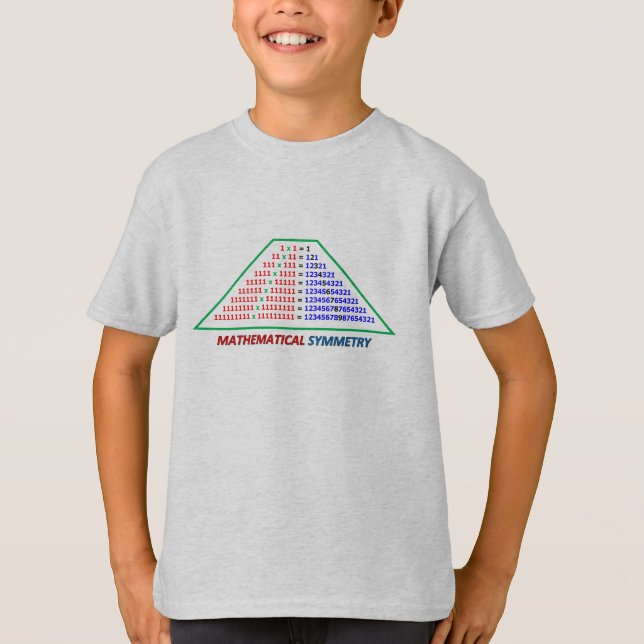 Camiseta DE SIMETRÍA MATEMÁTICA (Anverso)