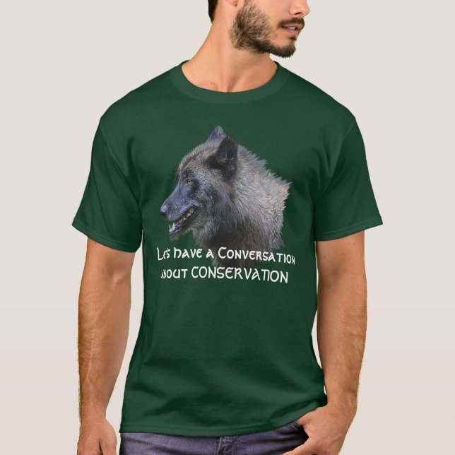 Camiseta de simpatizante de la conservación de los (Anverso)