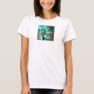 Camiseta de sirena de la artista de sirena JUAN CA