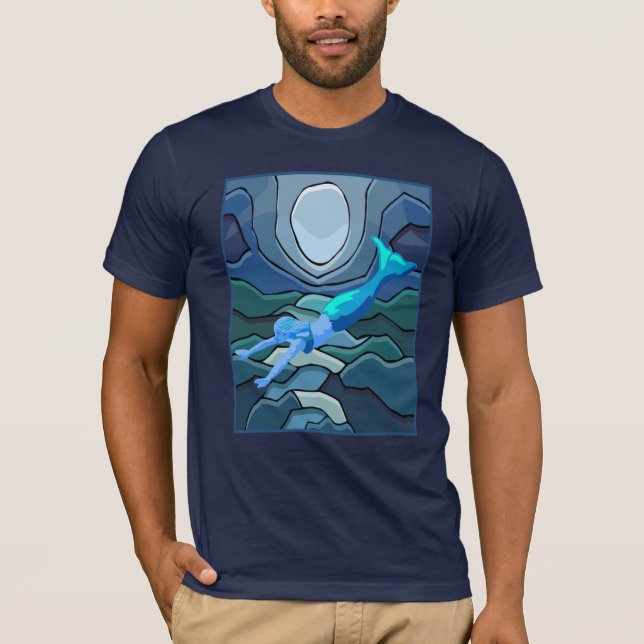 Camiseta de sirena mística (Anverso)