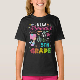 Camiseta de Sirena para Volver a la Escuela - 5º G