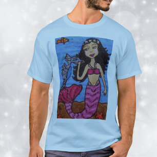 Camiseta de Sirena y Caballito de Mar