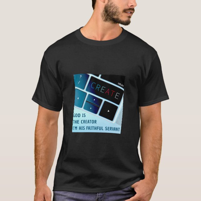 Camiseta de sirviente fiel (oscura) (Anverso)