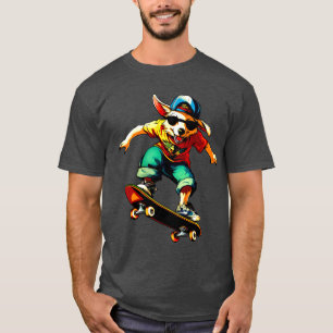 Camiseta de skate del pastor australiano