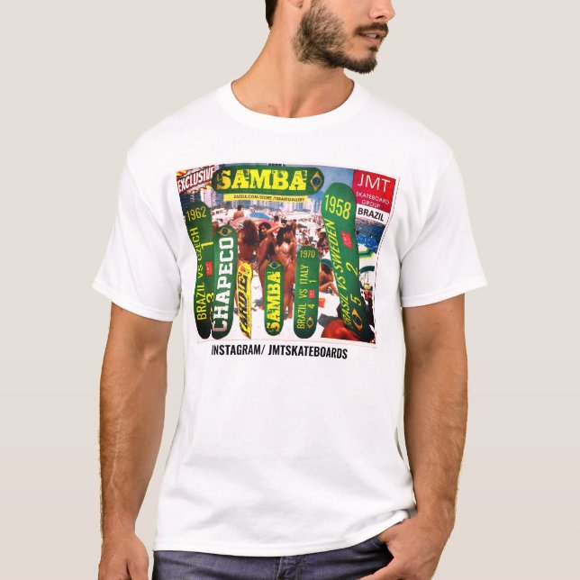 Camiseta de skate JMT BRASIL (Anverso)