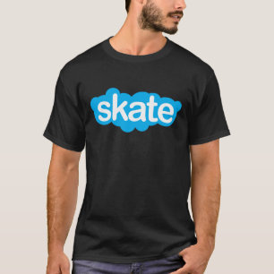 Camiseta de skate/Skype