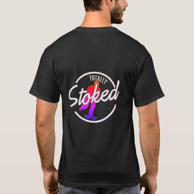 Camiseta de skateboard totalmente estacionada (Reverso)
