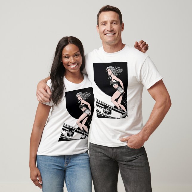 Camiseta de Skateboarding (Unisexo)