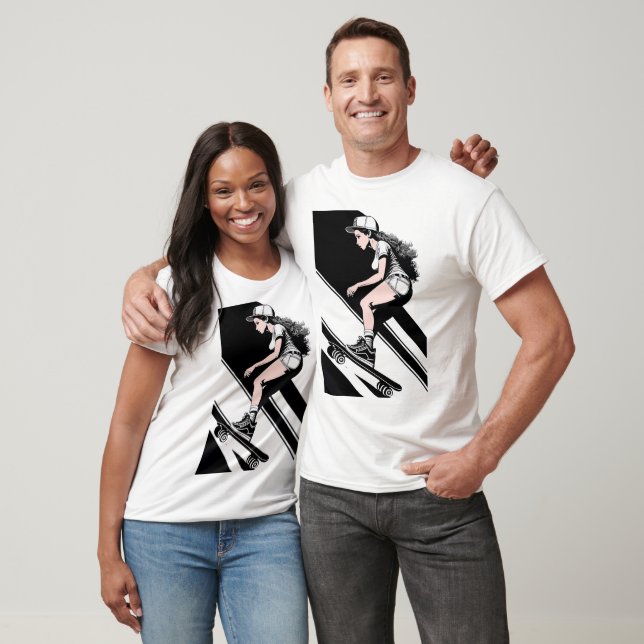 Camiseta de Skateboarding (Unisexo)