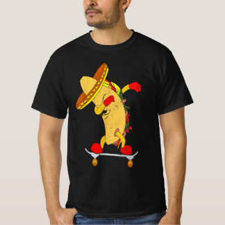Camiseta de skateboarding Tacos | Regalo Para Pati