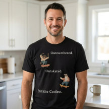 Camiseta de skater divertido y genial para papá