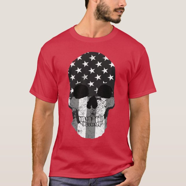 Camiseta de Skull Warrior USA (Anverso)
