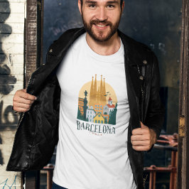 Camiseta de Skyline España de Barcelona
