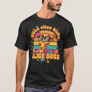 Camiseta de Slice Boss Pizza - Divertido bollo de 