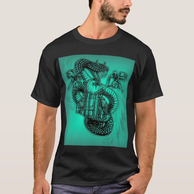 Camiseta De Snake Rider (Anverso)