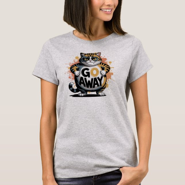 Camiseta de Snarky Humor Unisex "VÁYASE" (Anverso)