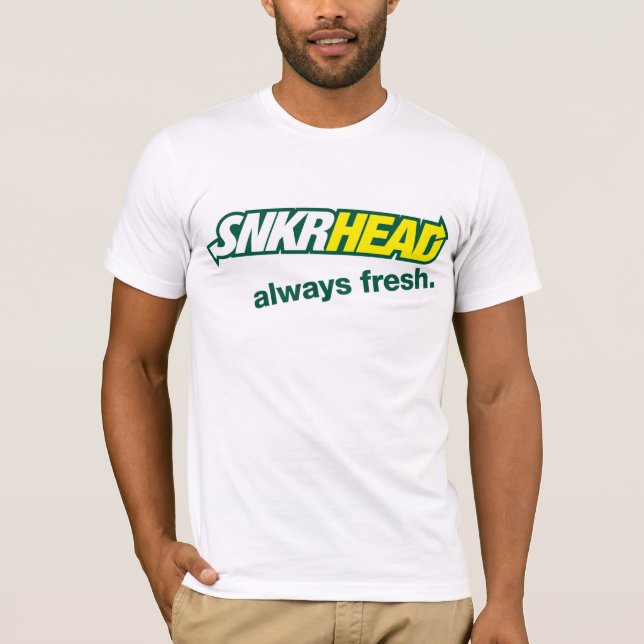 Camiseta de SNKRHEAD (Sneakerhead) (Anverso)