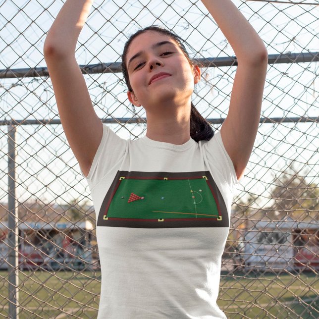 Camiseta de Snooker Table para mujeres (Subido por el creador)