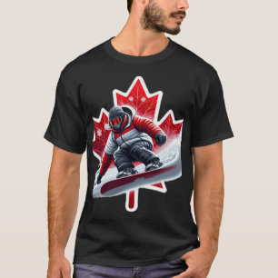 Camiseta de Snowboard Adventure de Canadá