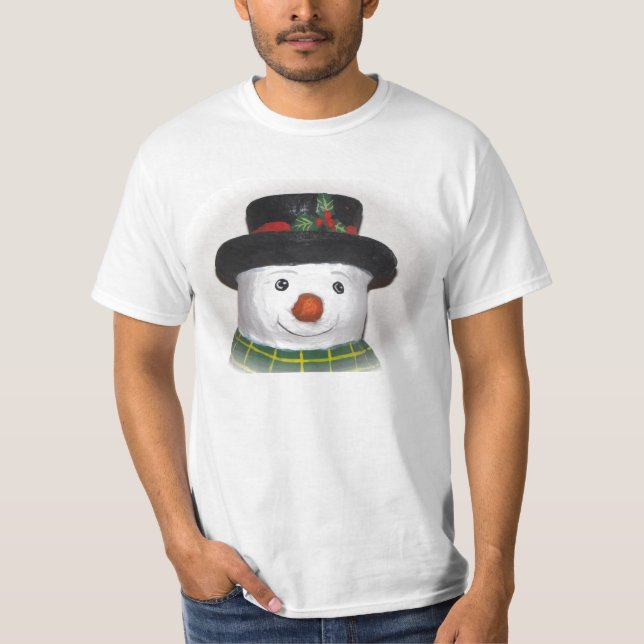 Camiseta de Snowman muy linda (Anverso)