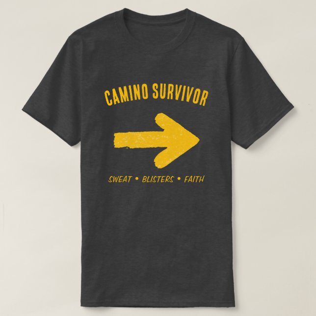 Camiseta de sobreviviente de camino - regalo de bu (Diseño del anverso)