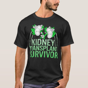 Camiseta de sobrevivientes de trasplante de riñón,