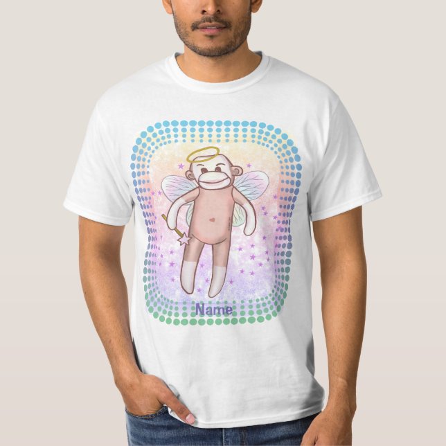 Camiseta de Sock Monkey Angel (Anverso)