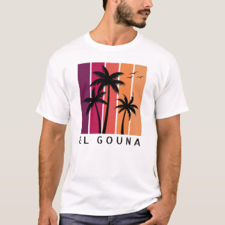 Camiseta de sol de época masculina de El Gouna
