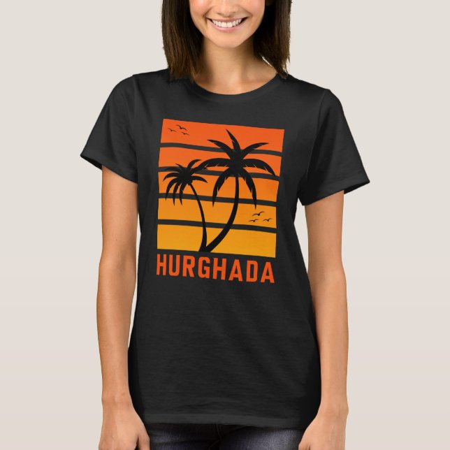Camiseta de sol de la Naranja ventilado Hurghada (Anverso)