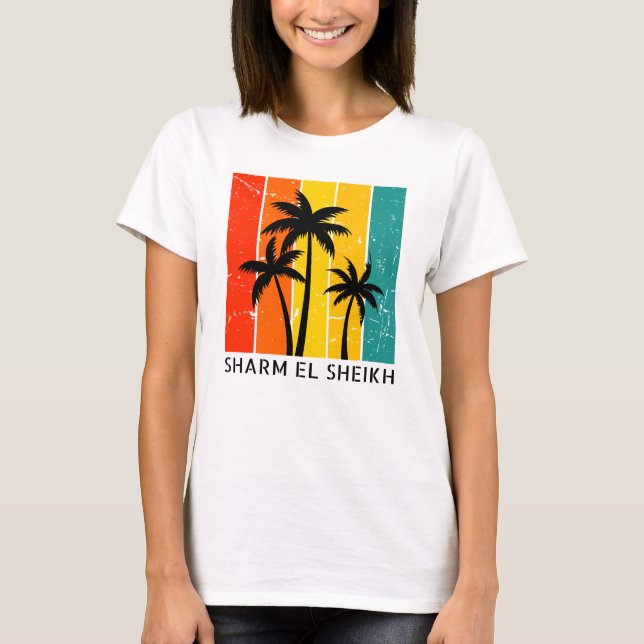 Camiseta de sol de Sharm El Sheikh para mujeres (Anverso)