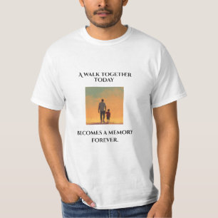 Camiseta de sol padre e hijo - "Un paseo juntos ho
