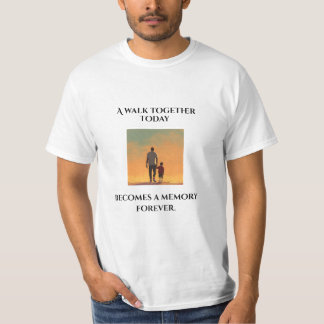 Camiseta de sol padre e hijo - "Un paseo juntos ho