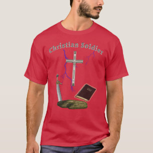 Camiseta de soldado cristiano