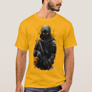 Camiseta de soldado de guerra