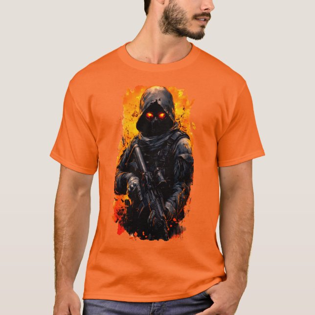 Camiseta de soldado de guerra (Anverso)