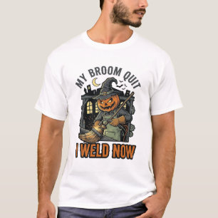 Camiseta de soldador de Halloween Diseño divertido