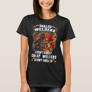 Camiseta de soldador Las soldadoras calificadas no