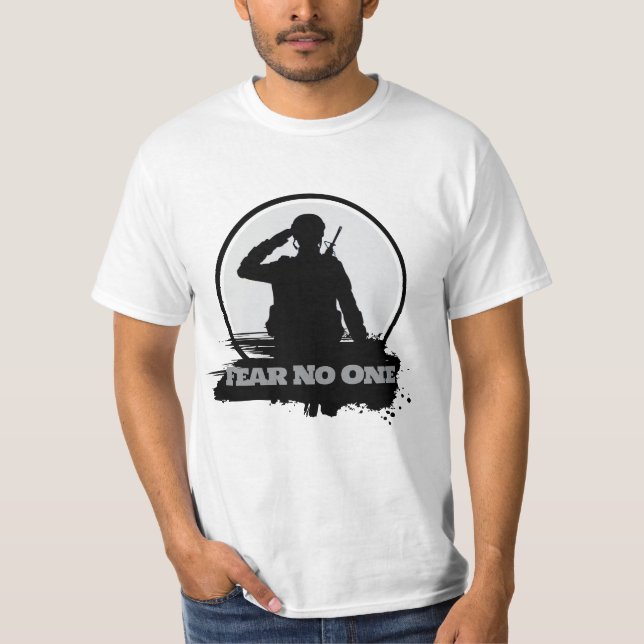 Camiseta de soldados para él (Anverso)